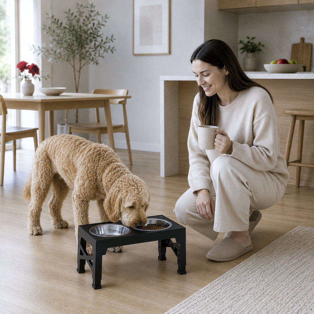 Elevated Pet Feeding Station
