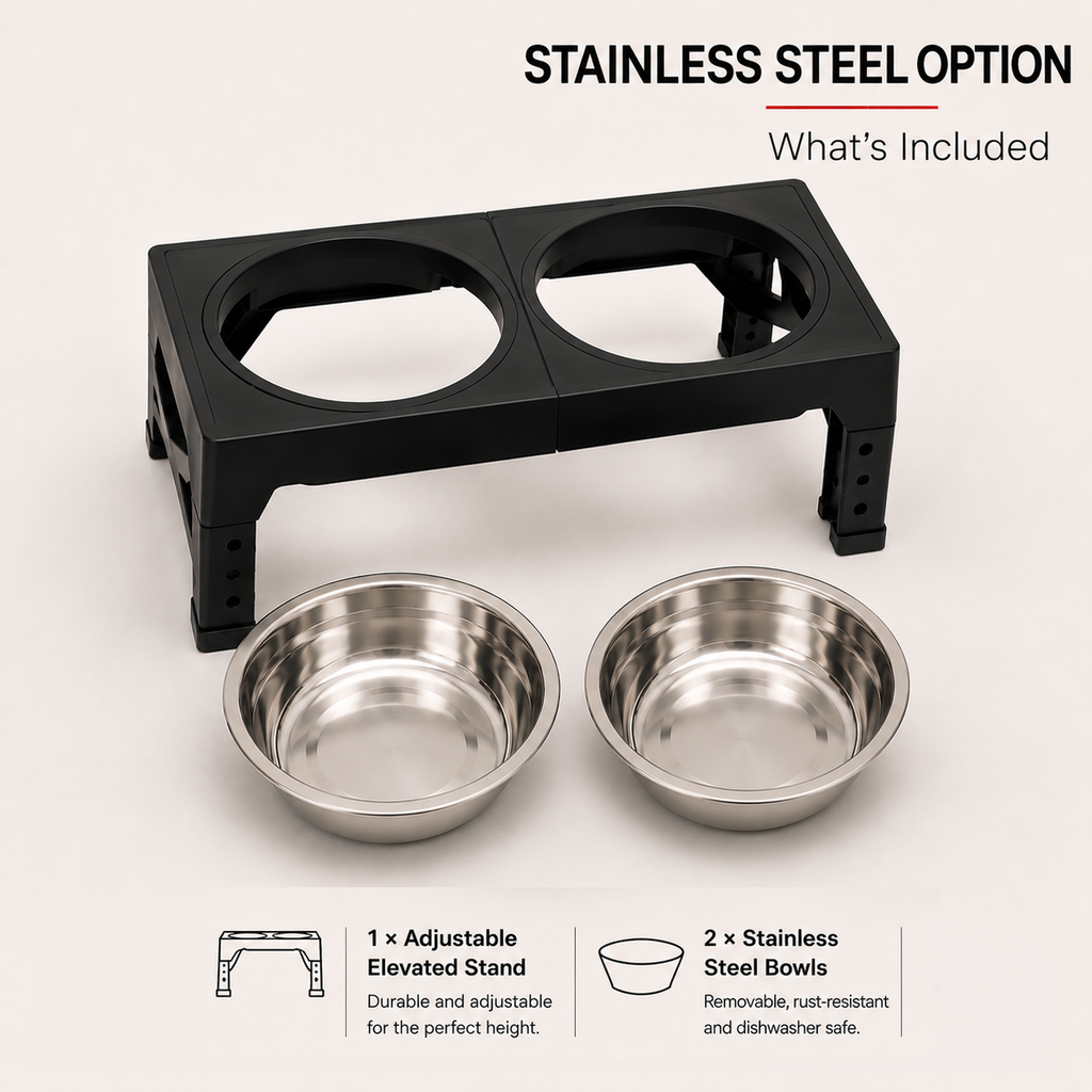 Elevated Pet Feeding Station