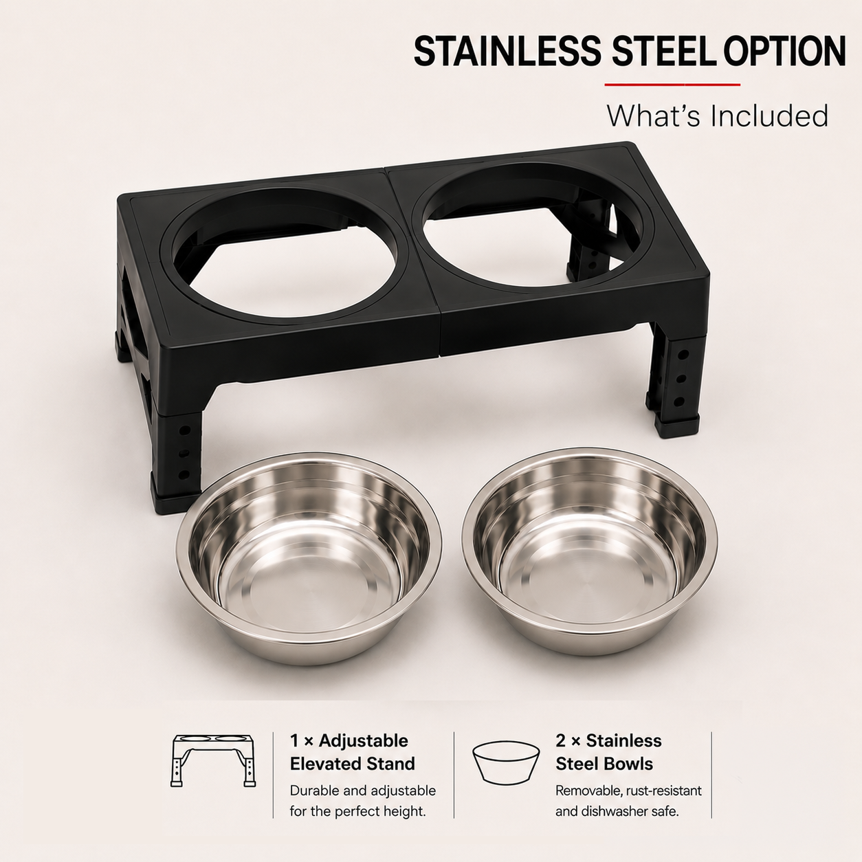 Elevated Pet Feeding Station