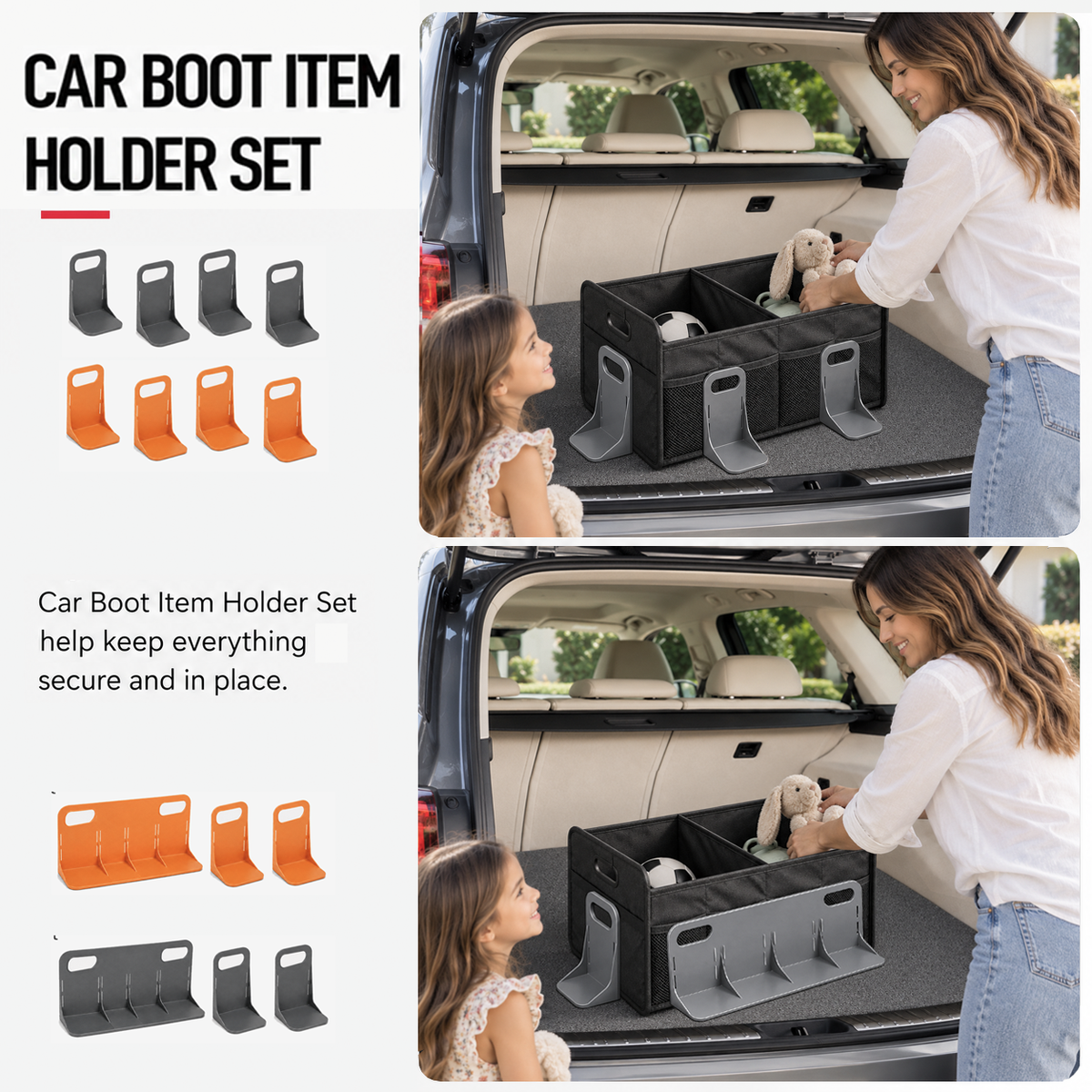 Car Boot Item Holder Set