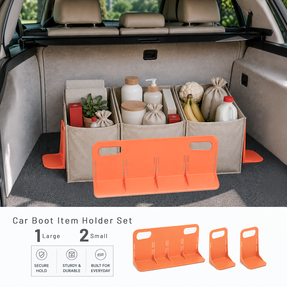 Car Boot Item Holder Set