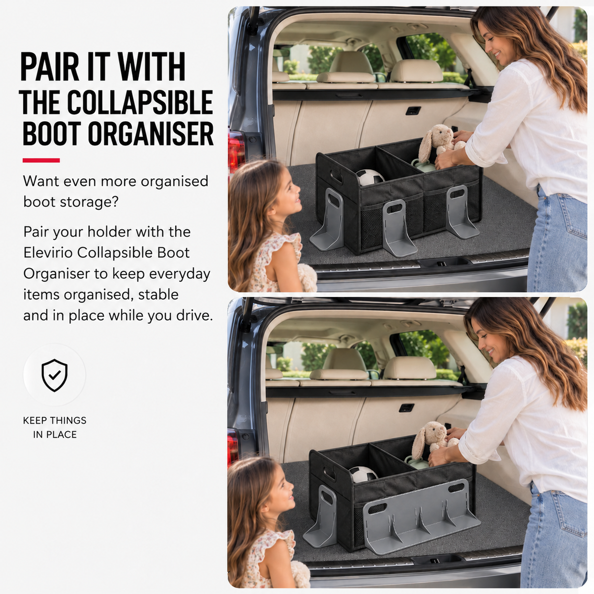 Car Boot Item Holder Set