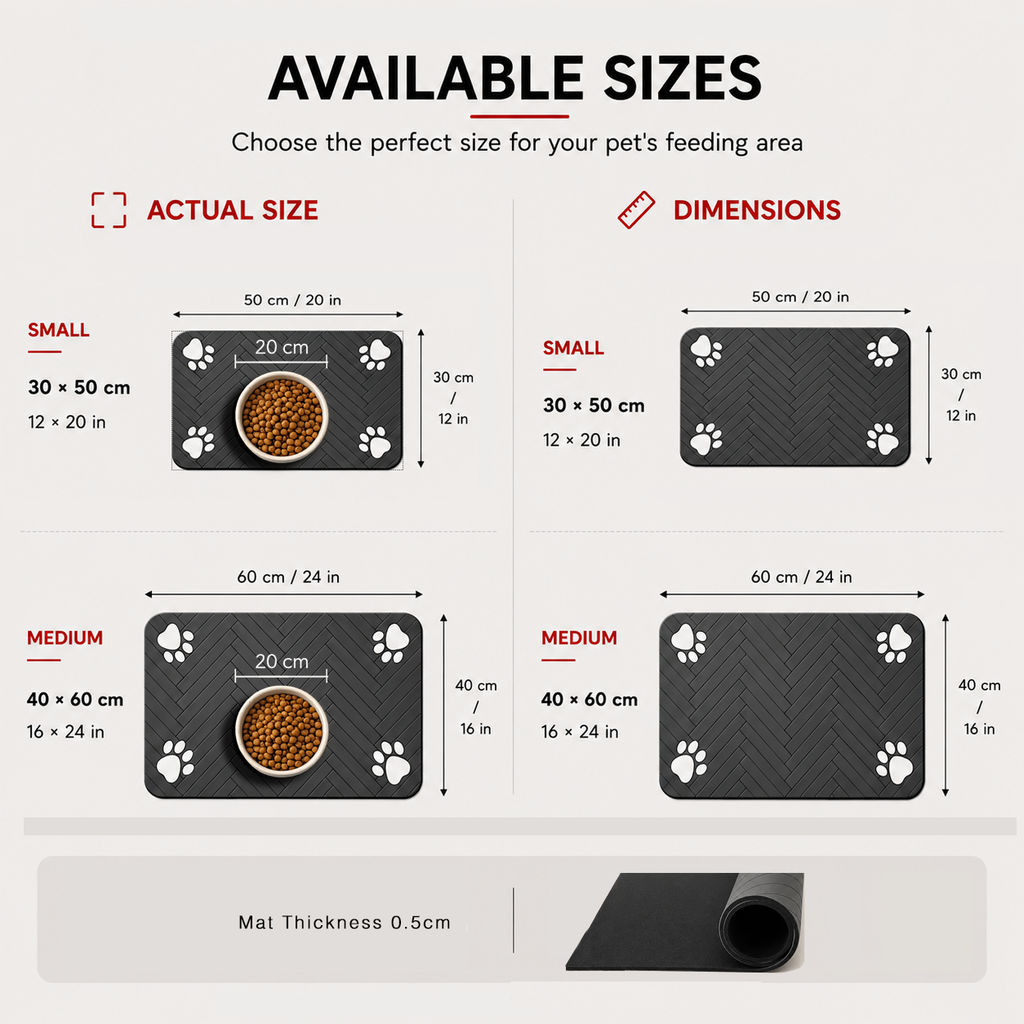 Waterproof Non-Slip Pet Mat