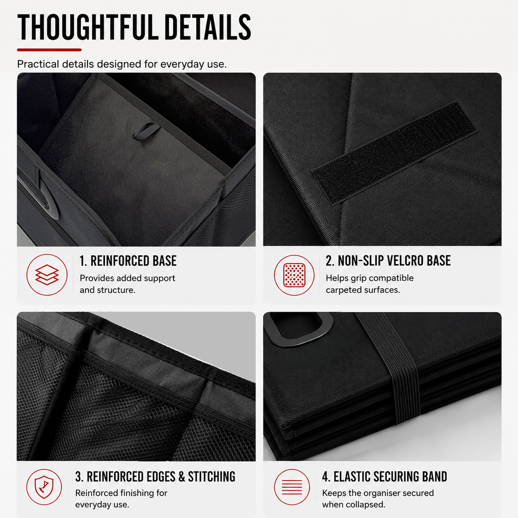 Collapsible Boot Organiser