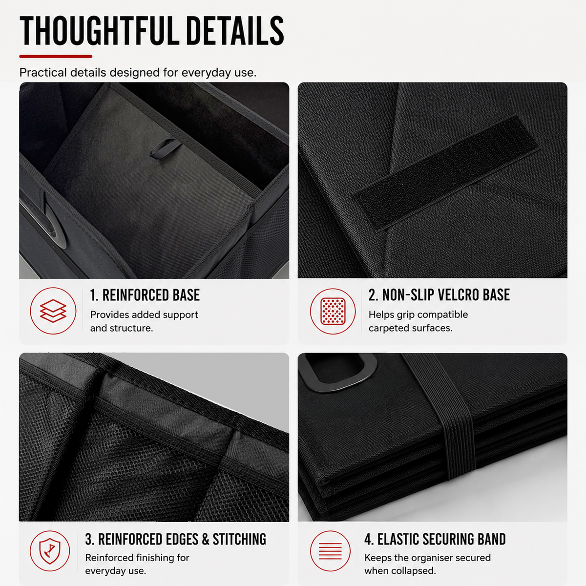 Collapsible Boot Organiser