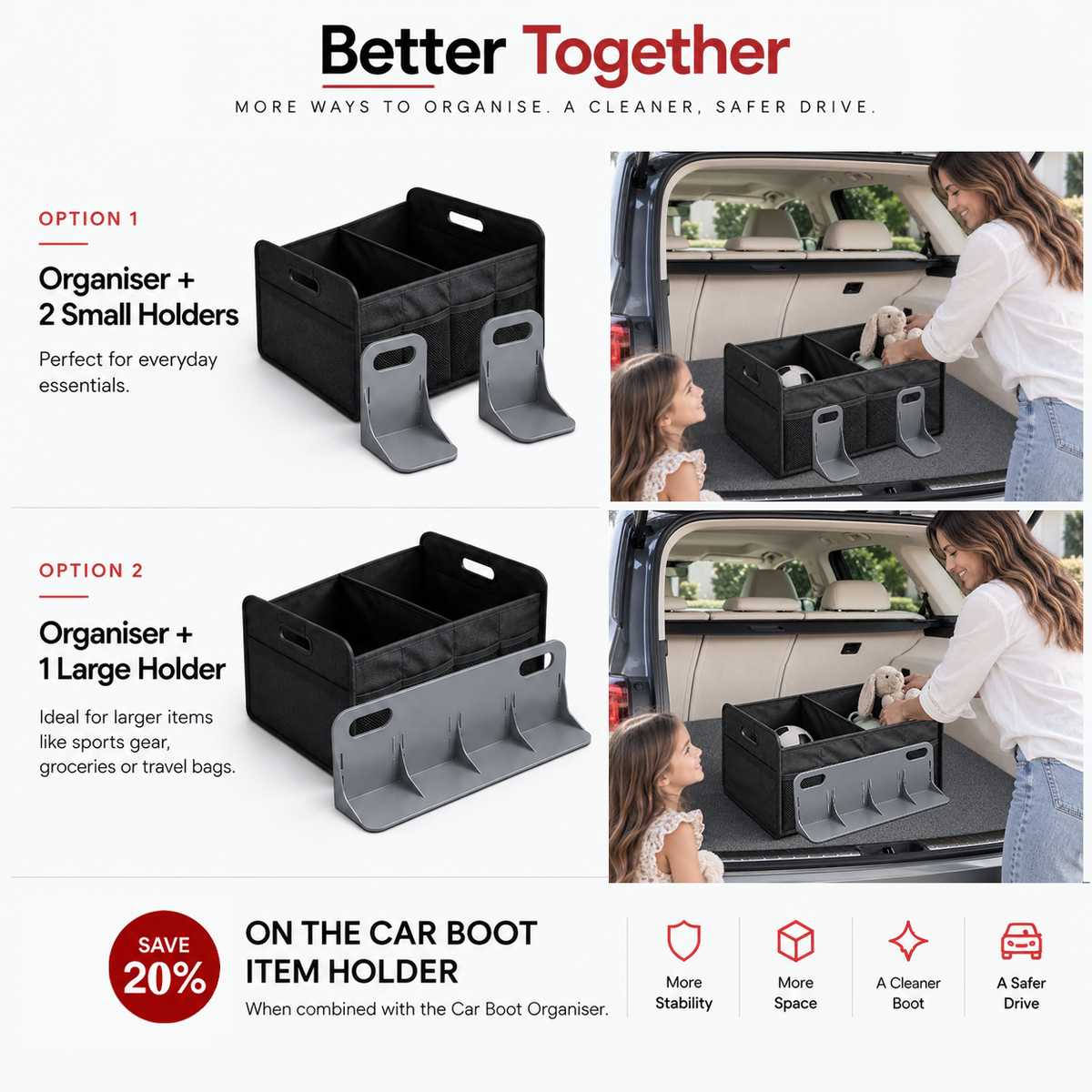 Collapsible Boot Organiser